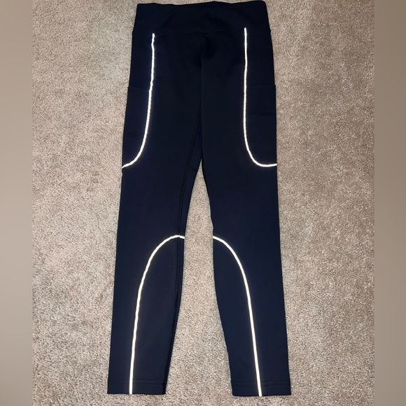 Outdoor Voices FrostKnit 7/8 Legging - Black Rainbow Reflective - Picture 3 of 10